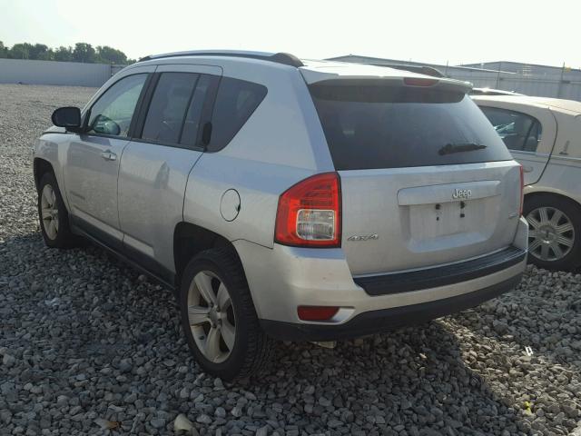 1J4NF1FB8BD207115 - 2011 JEEP COMPASS SP SILVER photo 3
