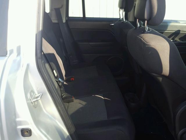 1J4NF1FB8BD207115 - 2011 JEEP COMPASS SP SILVER photo 6