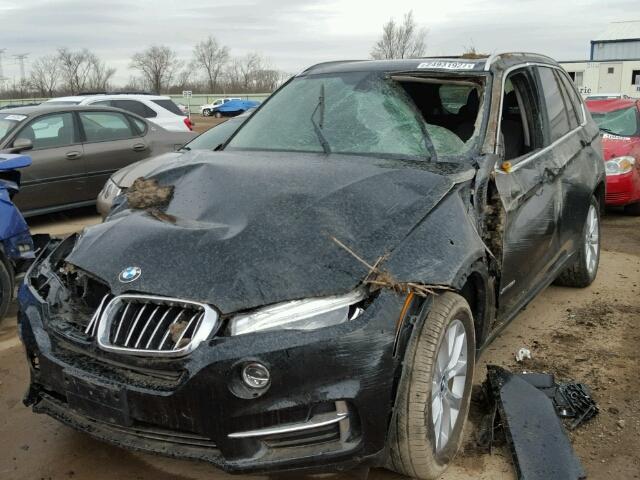 5UXKR0C56E0K44540 - 2014 BMW X5 BLACK photo 2