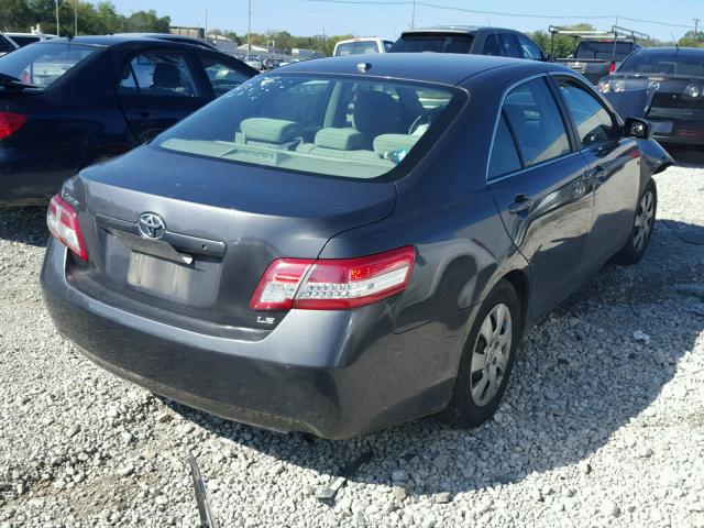 4T1BF3EK1BU123333 - 2011 TOYOTA CAMRY BASE CHARCOAL photo 4