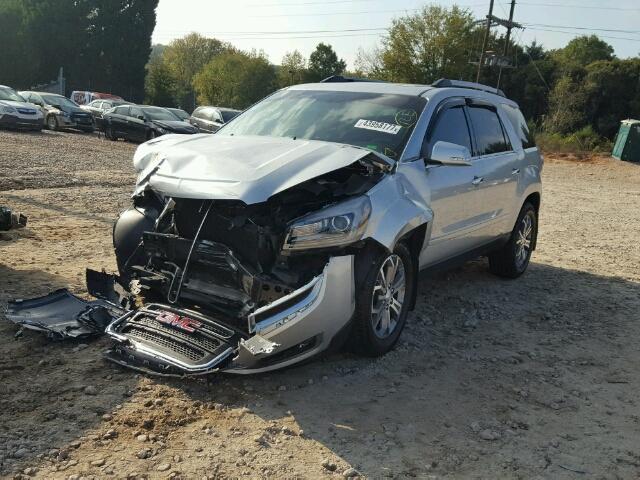1GKKRRKD2EJ184494 - 2014 GMC ACADIA SLT ვერცხლისფერი ფოტო 2