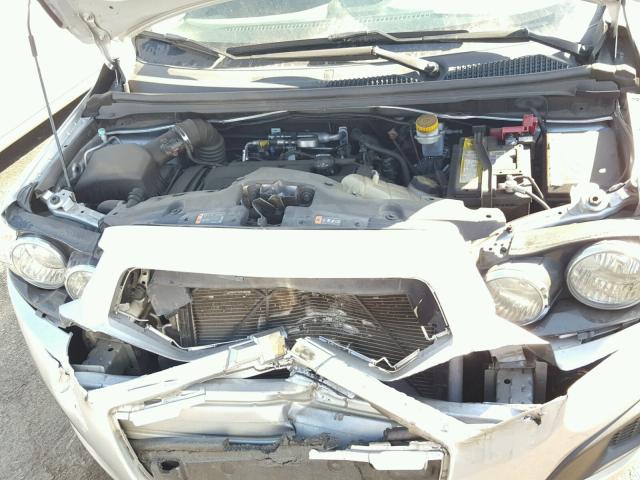 1G1JC5SGXF4119963 - 2015 CHEVROLET SONIC LT SILVER photo 7