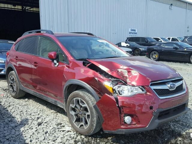 JF2GPABC4HG222343 - 2017 SUBARU CROSSTREK MAROON photo 1