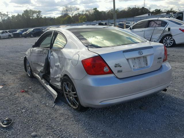 JTKDE177260084738 - 2006 TOYOTA SCION TC SILVER photo 3