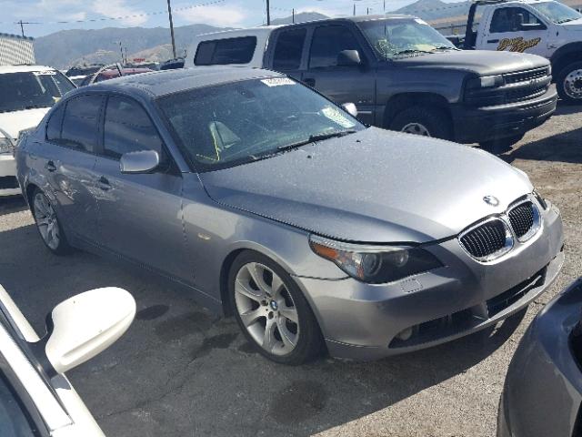 WBANB33514B107560 - 2004 BMW 545 I SILVER photo 1