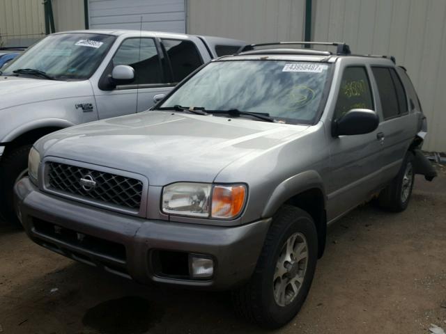 JN8DR09Y01W610287 - 2001 NISSAN PATHFINDER GRAY photo 2