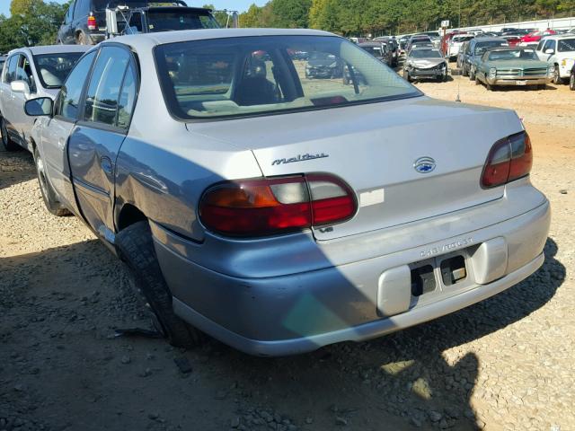 1G1ND52J62M575253 - 2002 CHEVROLET MALIBU SILVER photo 3