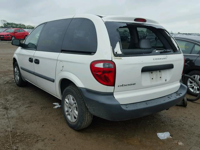 1D4GP25B67B119639 - 2007 DODGE CARAVAN WHITE photo 3