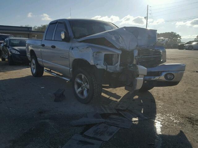 1D7HU18P37S244048 - 2007 DODGE RAM 1500 S SILVER photo 1