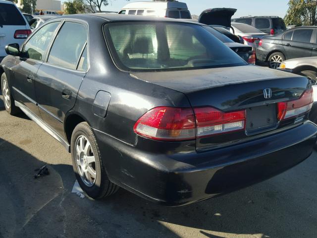 JHMCG66832C002379 - 2002 HONDA ACCORD EX BLACK photo 3