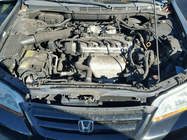 JHMCG66832C002379 - 2002 HONDA ACCORD EX BLACK photo 7