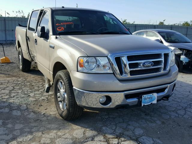 1FTPW14V58FB58836 - 2008 FORD F150 SUPER BEIGE photo 1