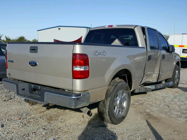 1FTPW14V58FB58836 - 2008 FORD F150 SUPER BEIGE photo 4