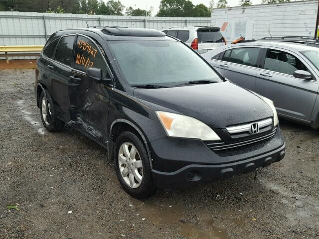 3CZRE385X8G700443 - 2008 HONDA CR-V EX BLACK photo 1