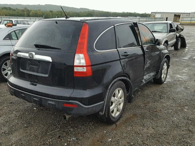 3CZRE385X8G700443 - 2008 HONDA CR-V EX BLACK photo 4