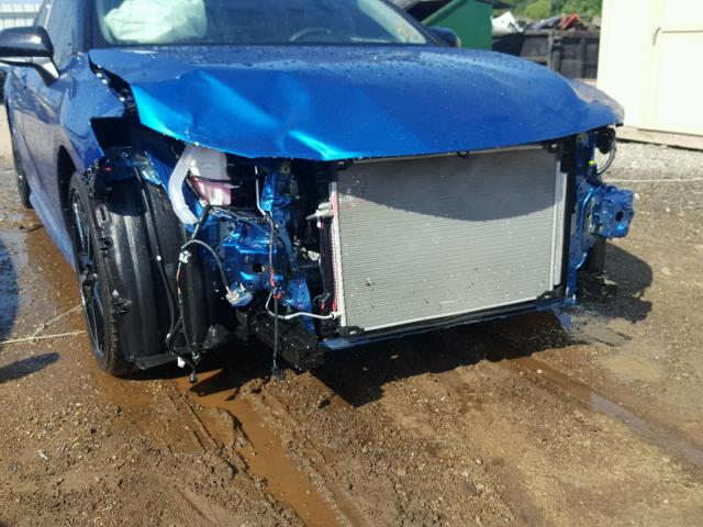4T1B61HK1JU057588 - 2018 TOYOTA CAMRY XSE BLUE photo 9