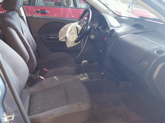 KL1TD66638B101671 - 2008 CHEVROLET AVEO BASE Көк фото 5