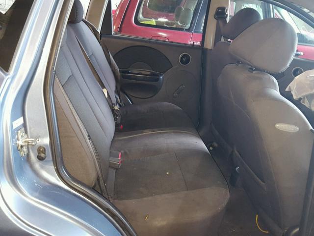 KL1TD66638B101671 - 2008 CHEVROLET AVEO BASE Көк фото 6