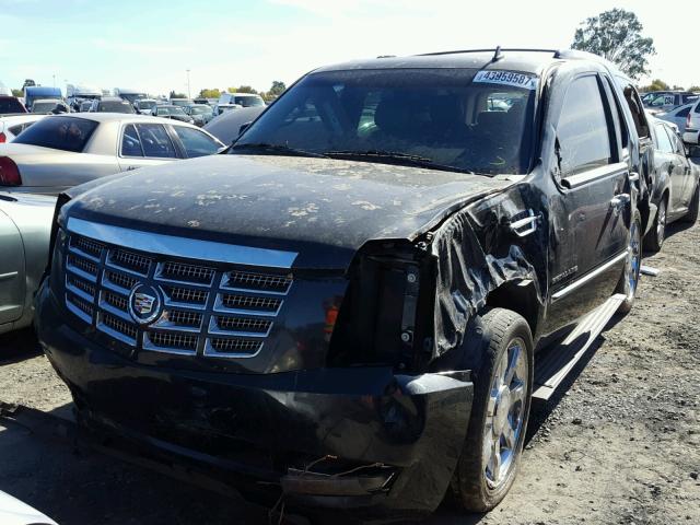 1GYS4BEF9CR142296 - 2012 CADILLAC ESCALADE L BLACK photo 2