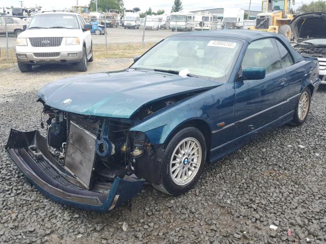 WBABK7328TET60713 - 1996 BMW 328 IC GREEN photo 2