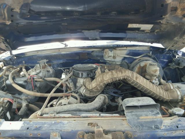 2FTHF26H7SCA78135 - 1995 FORD F250 BLUE photo 7