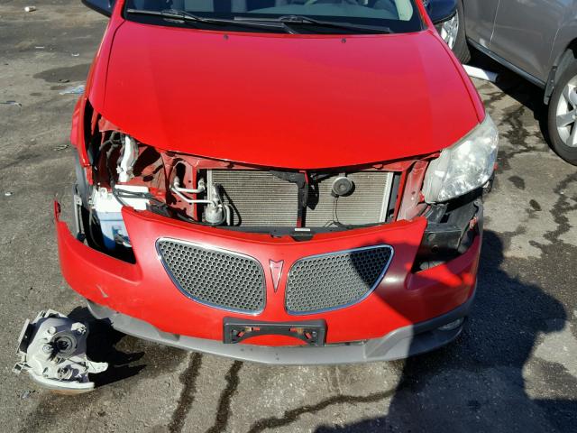 5Y2SL65896Z417056 - 2006 PONTIAC VIBE RED photo 9