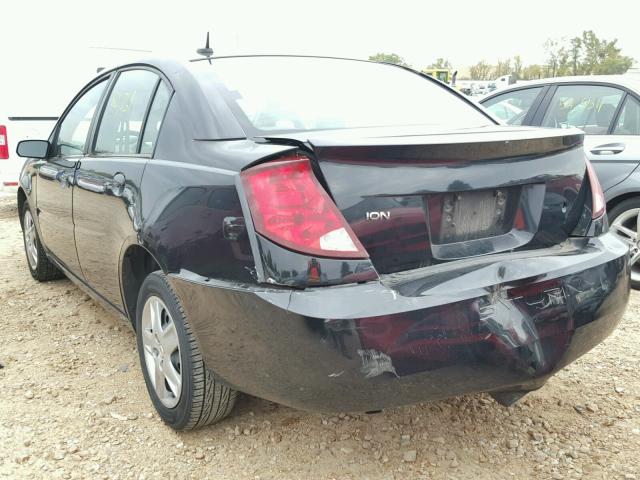 1G8AJ55F97Z177870 - 2007 SATURN ION BLACK photo 3