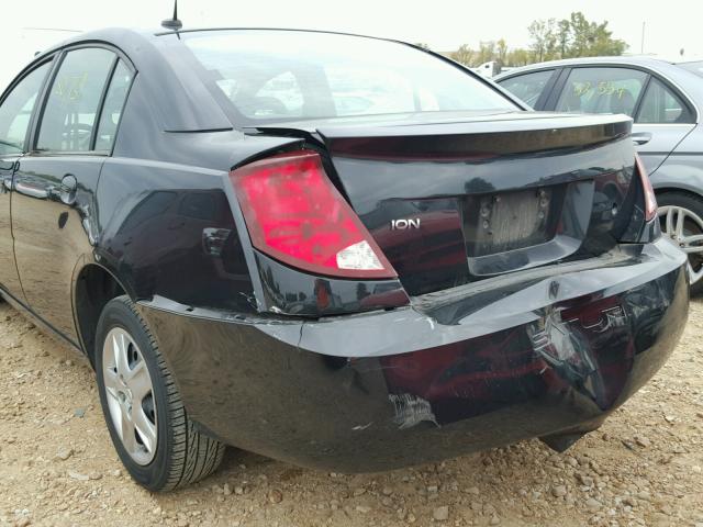 1G8AJ55F97Z177870 - 2007 SATURN ION BLACK photo 9