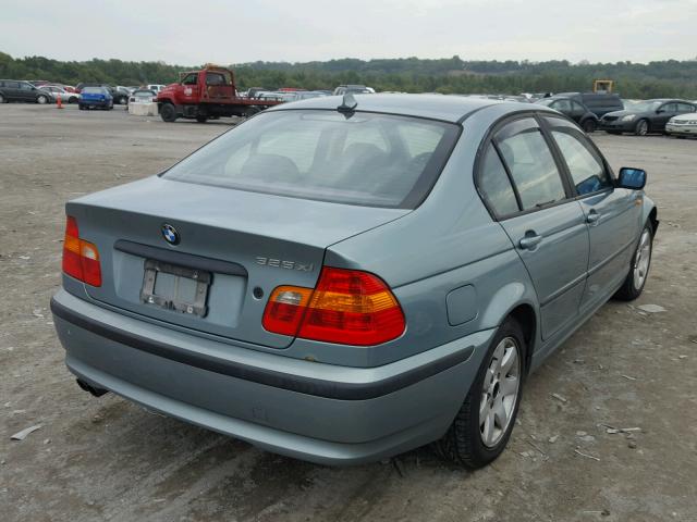 WBAEU33414PR08431 - 2004 BMW 325 XI GREEN photo 4