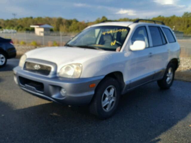 KM8SC13D94U778585 - 2004 HYUNDAI SANTA FE G WHITE photo 2