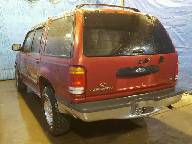 1FMZU34X2WUC16014 - 1998 FORD EXPLORER RED photo 3