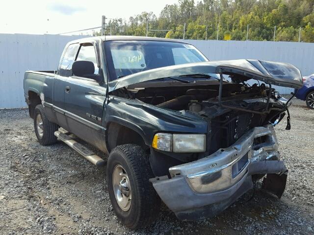 3B7HF13Y1WG184121 - 1998 DODGE RAM 1500 GREEN photo 1