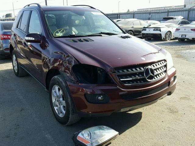 4JGBB22E97A195975 - 2007 MERCEDES-BENZ ML 320 CDI MAROON photo 1