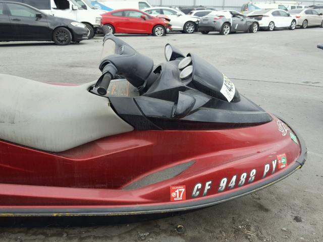 ZZN56385L102 - 2002 BOMBARDIER JETSKI RED photo 5