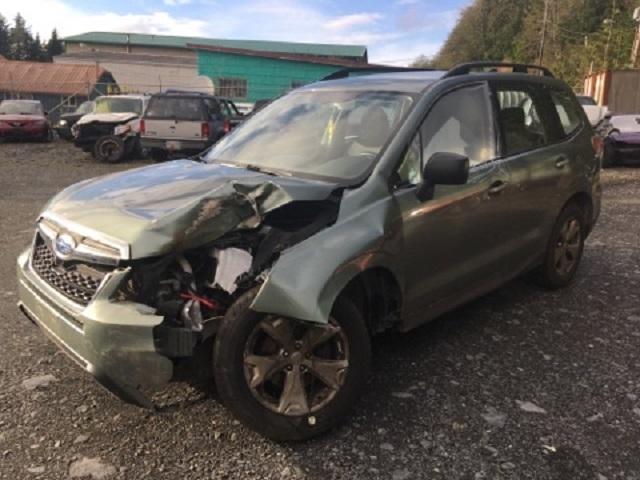 JF2SJABC1GH531286 - 2016 SUBARU FORESTER 2 GRAY photo 2