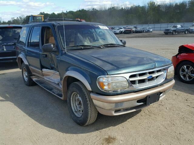 1FMDU34XXTZA60796 - 1996 FORD EXPLORER GREEN photo 1