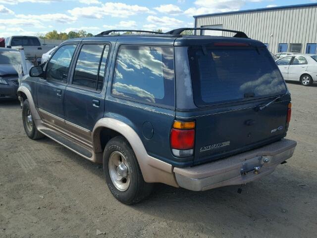 1FMDU34XXTZA60796 - 1996 FORD EXPLORER GREEN photo 3