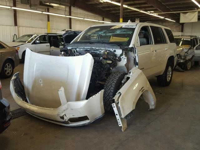 1GKS2BKC7FR514863 - 2015 GMC YUKON SLT WHITE photo 2