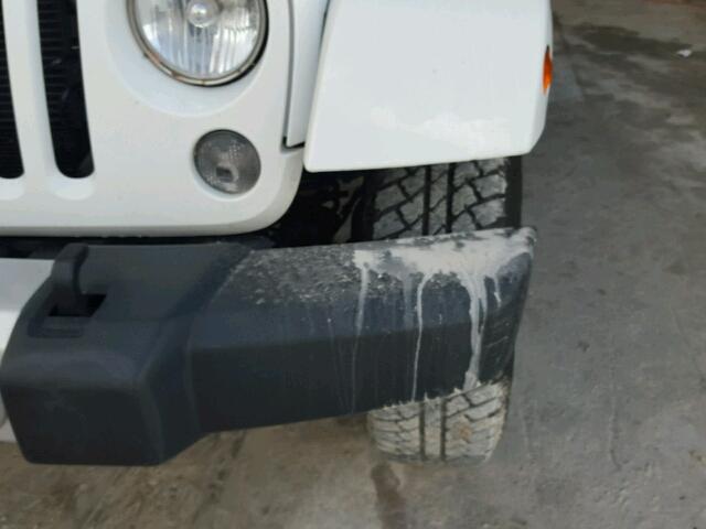 1C4BJWEGXEL224641 - 2014 JEEP WRANGLER U WHITE photo 9