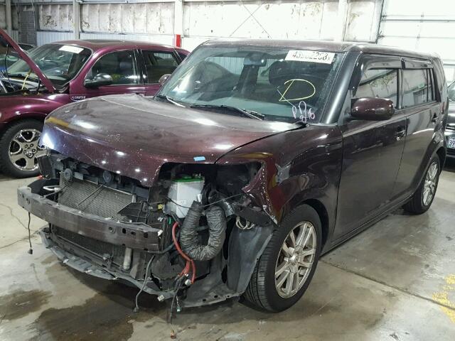 JTLKE50E181021579 - 2008 TOYOTA SCION XB Bənövşəyi foto 2