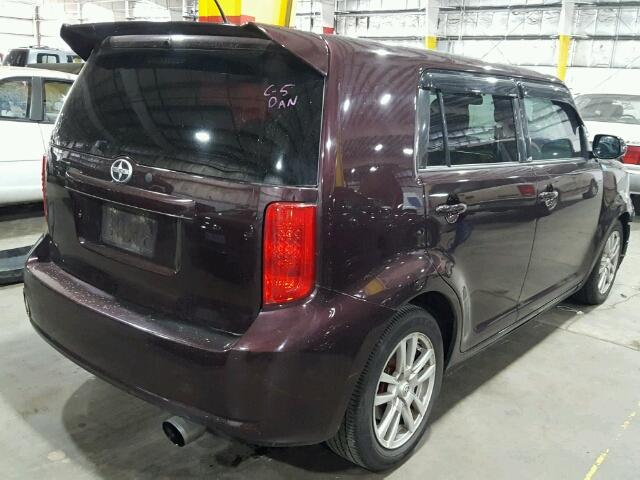 JTLKE50E181021579 - 2008 TOYOTA SCION XB Bənövşəyi foto 4