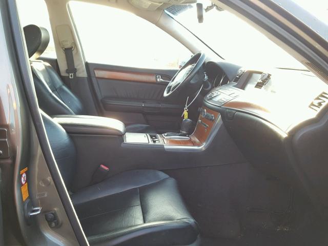 JNKBY01E06M205295 - 2006 INFINITI M45 BASE TAN photo 5