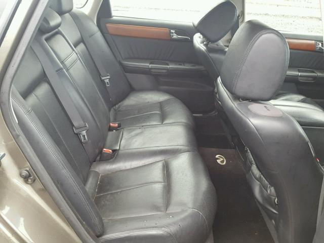 JNKBY01E06M205295 - 2006 INFINITI M45 BASE TAN photo 6