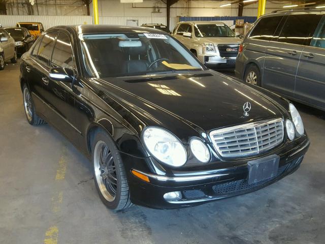 WDBUF87J36X201211 - 2006 MERCEDES-BENZ E BLACK photo 1