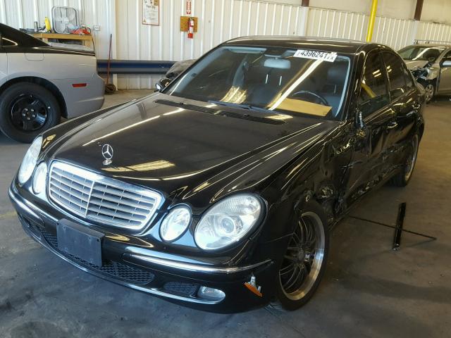 WDBUF87J36X201211 - 2006 MERCEDES-BENZ E BLACK photo 2