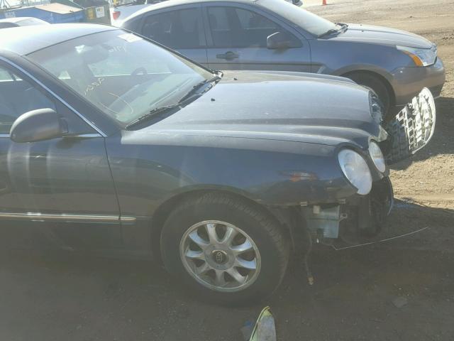 KNALD124455063276 - 2005 KIA AMANTI GRAY photo 9