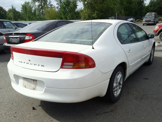 2B3HD46R91H578827 - 2001 DODGE INTREPID S WHITE photo 4