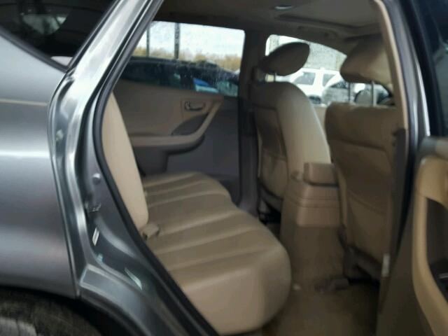 JN8AZ08WX7W653661 - 2007 NISSAN MURANO SE/ GRAY photo 6