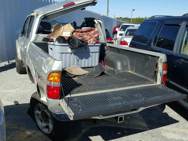 5TEGN92N61Z758956 - 2001 TOYOTA TACOMA SILVER photo 3