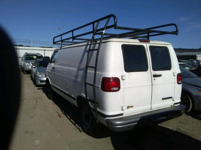 2D7JB21Z33K520838 - 2003 DODGE RAM VAN B2 WHITE photo 3